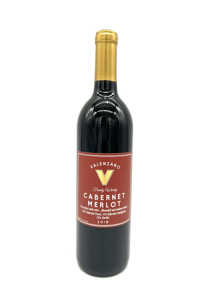 Valenzano Family Winery Cabernet Merlot bottle