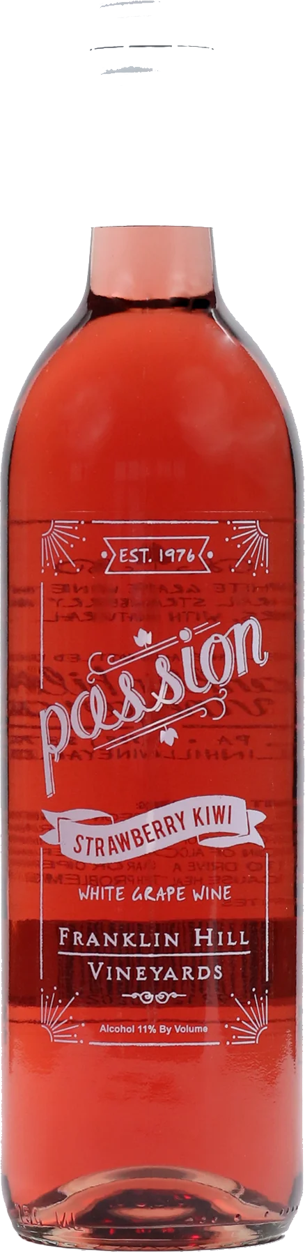 Franklin Hill Vineyards Passion Flavored white blend bottle